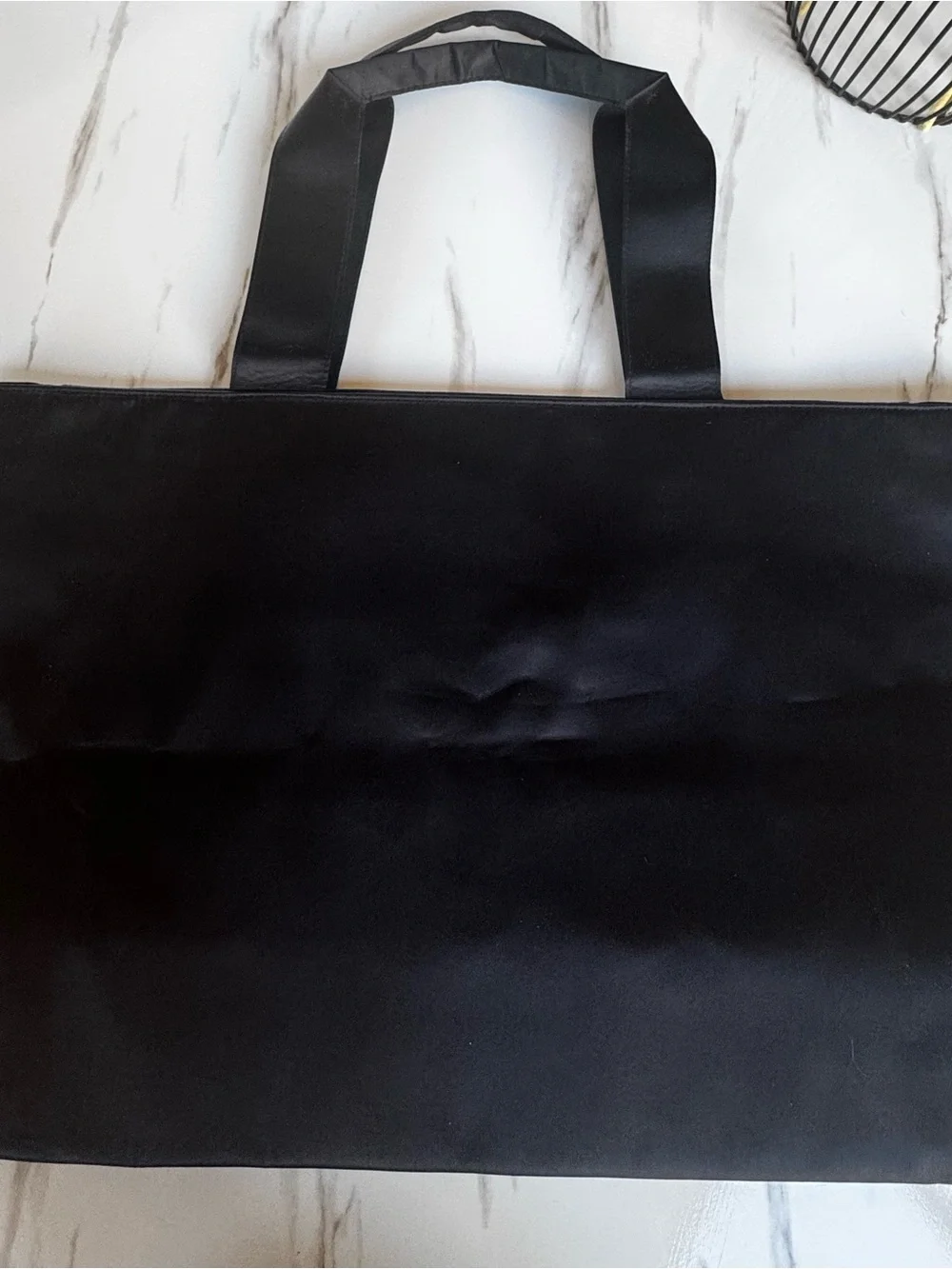 Victoria's Secret Black Tote with Rhinestone VS Logo